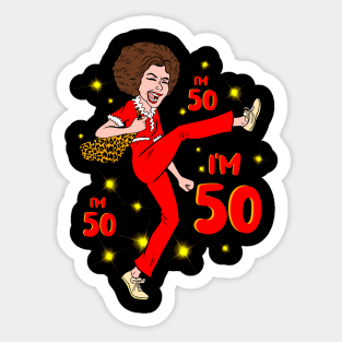 Im 50 Sticker